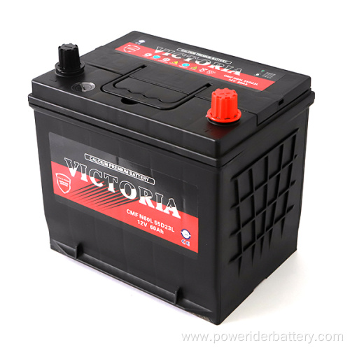 12v 60ah N60 55D23 lead-acid car starting battery